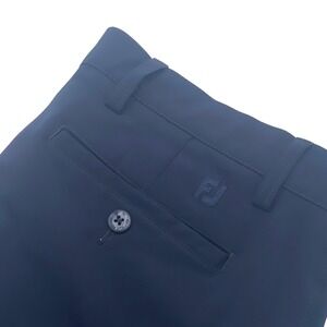 FootJoy FJ‎ Golf Pants Men Navy Blue Straight Fit Performance Stretch W33 L30